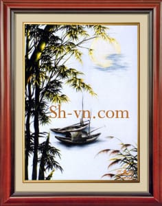 乡村风景画手工刺绣＝鄉間情懷　23＝SHVN 1123 - 30cm x 45cm (2)
